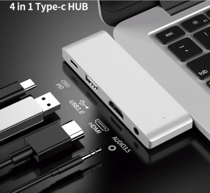 Ipad Pro en Tablet adapter met HDMI + USB3.0 + USB-C opladen + 3.5mm audio - Afbeelding 3