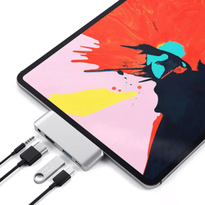 Ipad Pro en Tablet adapter met HDMI + USB3.0 + USB-C opladen + 3.5mm audio - Afbeelding 4