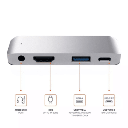 Ipad Pro en Tablet adapter met HDMI + USB3.0 + USB-C opladen + 3.5mm audio - Afbeelding 2