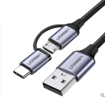 USB-A naar USB-C en Micro USB
