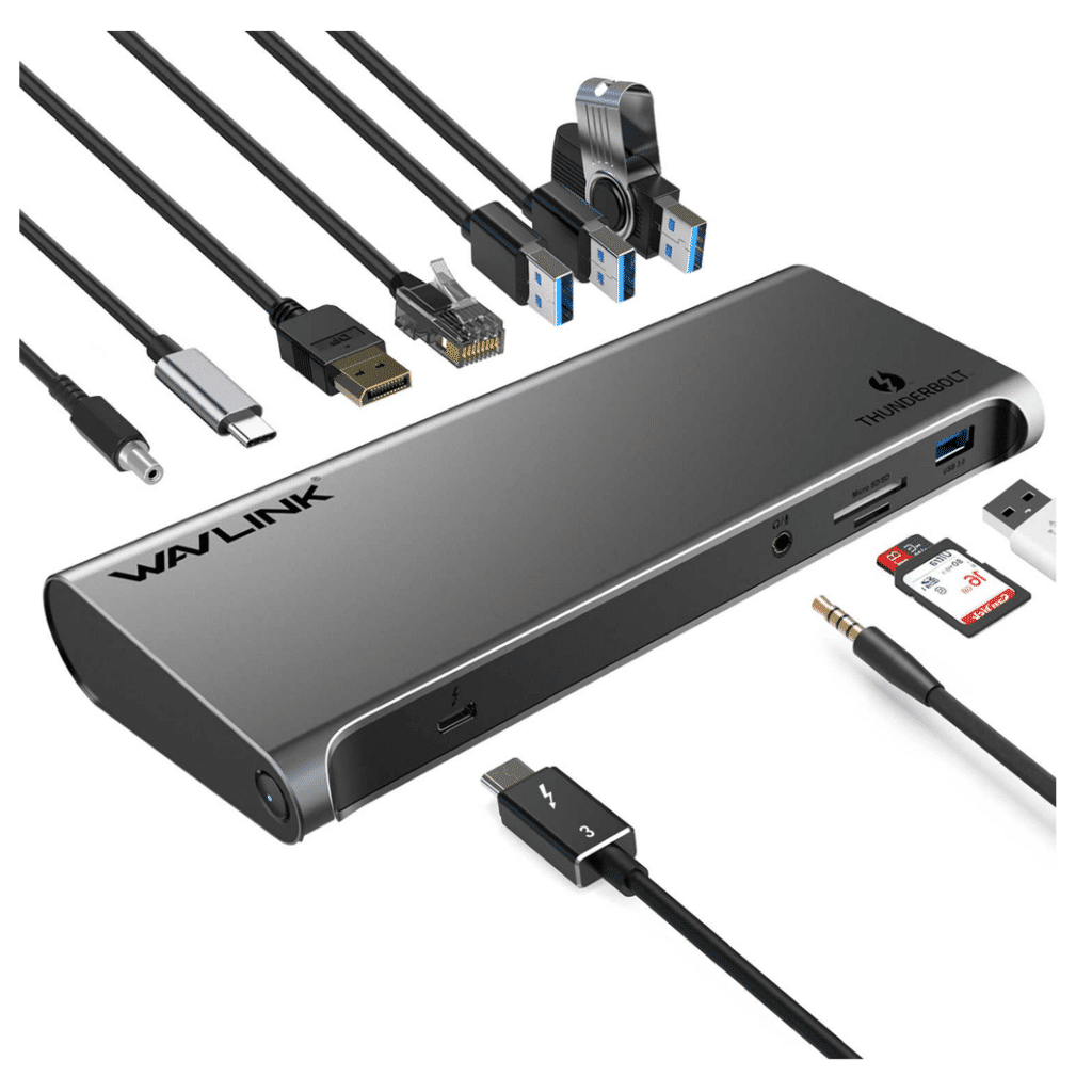 USBC/Thunderbolt 3 KVM Switch met twee schermen