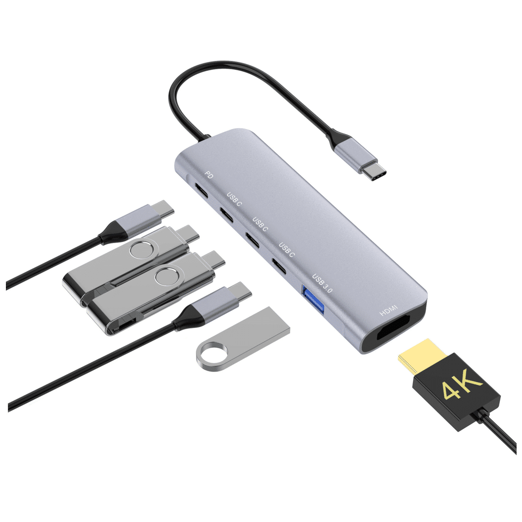 5-in-1 USB-C met adapter gezocht? |