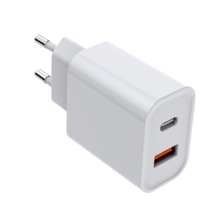 USB-C oplader 20W + USB-A