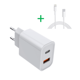 USB-C oplader 20W bundel