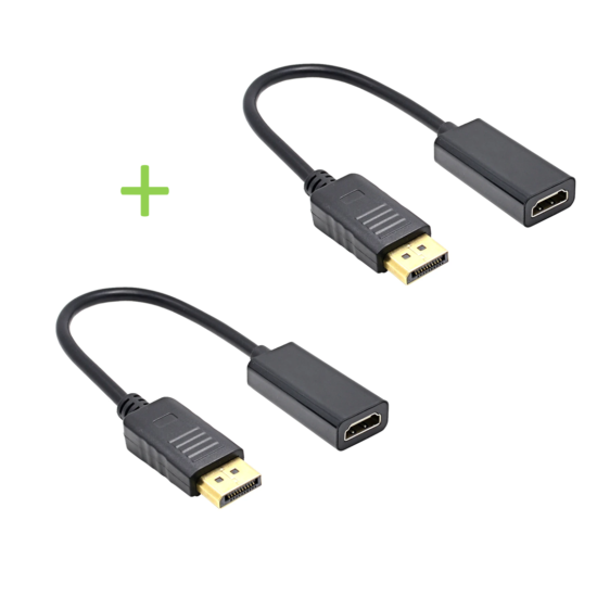 DisplayPort naar HDMI adapter bundel