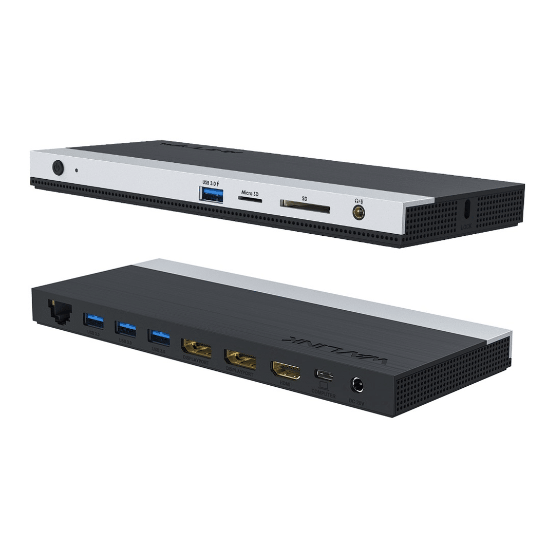 navigatie Nucleair Tram USB-C/Thunderbolt 3™ Docking Station voor drie beeldschermen