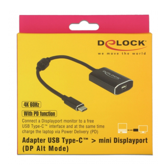 USB-C naar mini-displaport led cinema