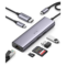 7-in-1 USB-C Hub met HDMI + 2 X USB-3.0 + SD/Micro SD + Ethernet + USB-C (Opladen)