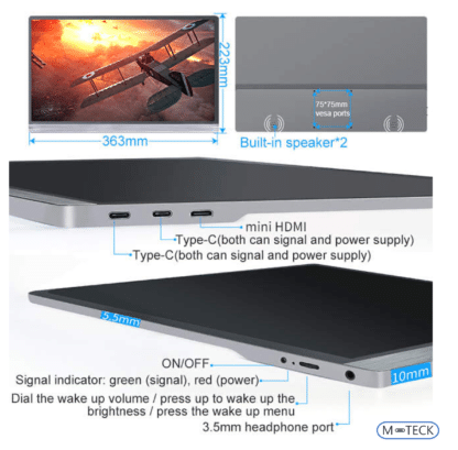 USB-C monitor 15,6 inch