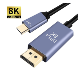 usb-c naar Displayport 1.4 kabel