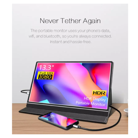 USB-C Monitor 13.3 inch 1920 x 1080