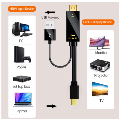 hdmi naar usb-c kabel