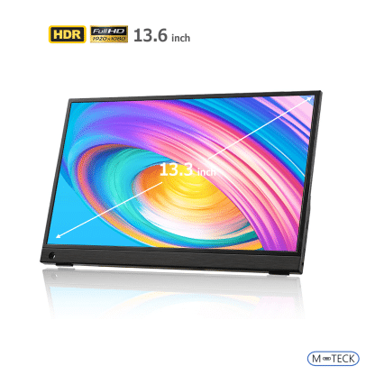 m-teck usb-c monitor 13.3 inch