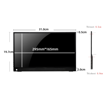 m-teck usb-c monitor 13 inch