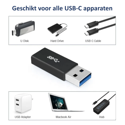 USB-C naar USB-A adapter