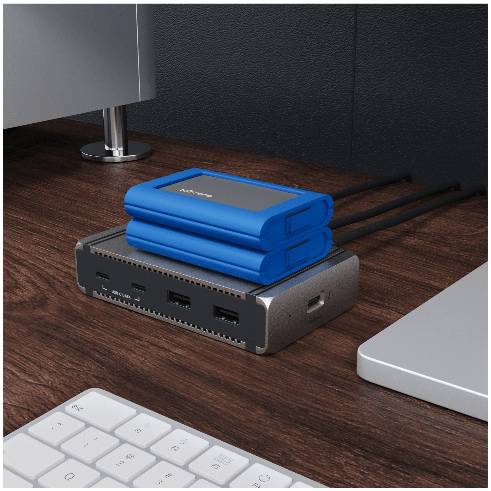CalDigit Thunderbolt 5 docking station voor 3 extra 4K schermen