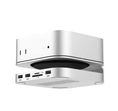 M-TECK Mac Mini M4 hub docking station met 3 x USB-A + Micro SD Kaartlezer + HDMI + M.2 NVMe SSD interface - Afbeelding 3