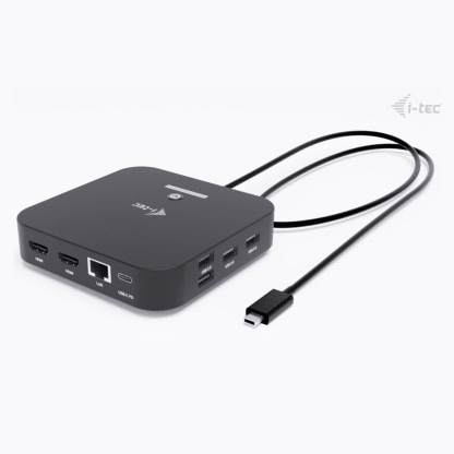 I-tec USB-C Docking Station - 2 x HDMI - Ethernet - Audio in/uit - 5 x USB-A - 2 x USB-C - 100W opladen - Afbeelding 11