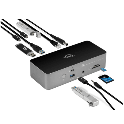 OWC Thunderbolt 5 Docking Station met 3 x TB5 + 2.5G Ethernet + 1 Audio + 3 x USB-A + Kaartlezer + 140W opladen - Afbeelding 7