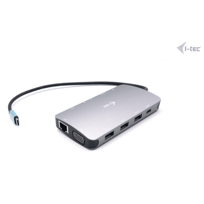 i-tec USB-C Travel Nano Dock HDMI+ VGA + Ethernet + USB-A + Audio/Mic + USB-C oplaadpoort - Afbeelding 7