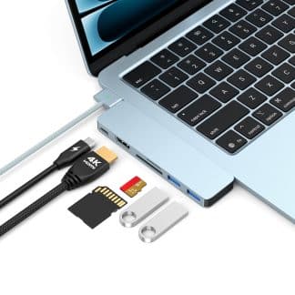 MacBook docking station Sky Blue