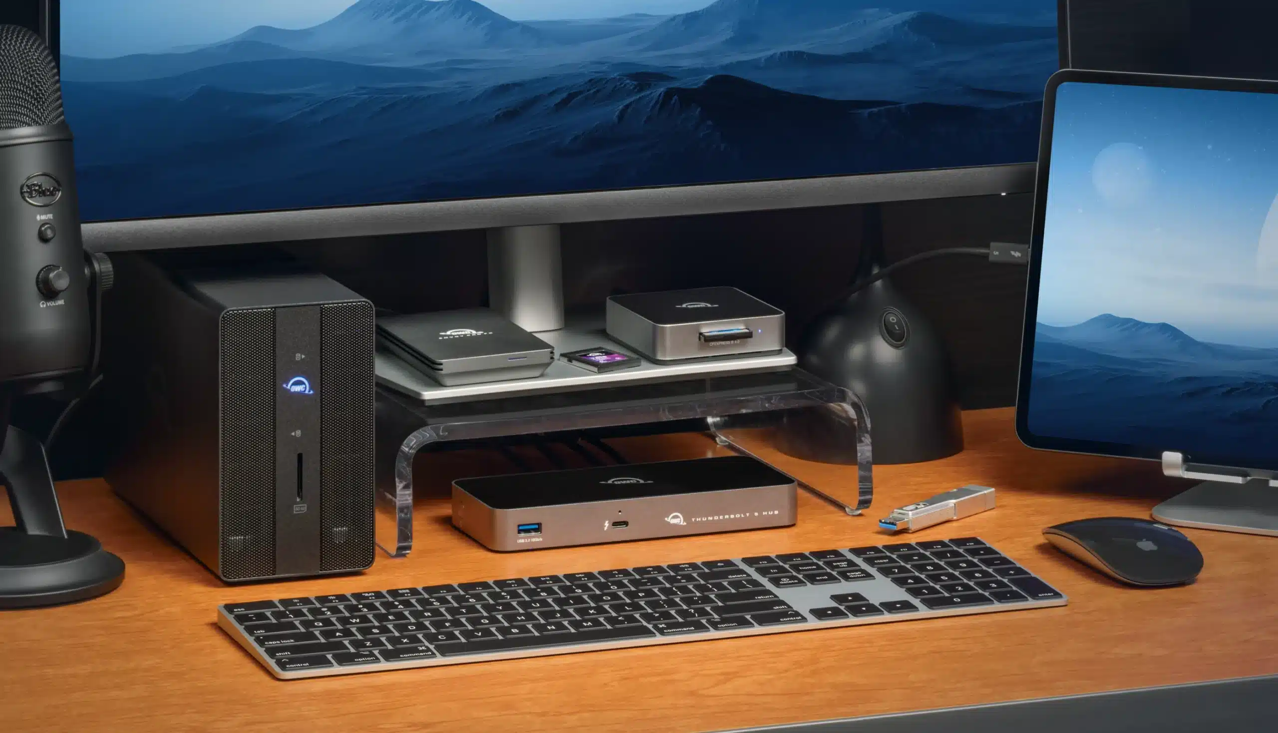 OWC Thunderbolt 5 Hub 3 x TB5 + 1 x USB-3.2 + 140W Voeding - Afbeelding 5