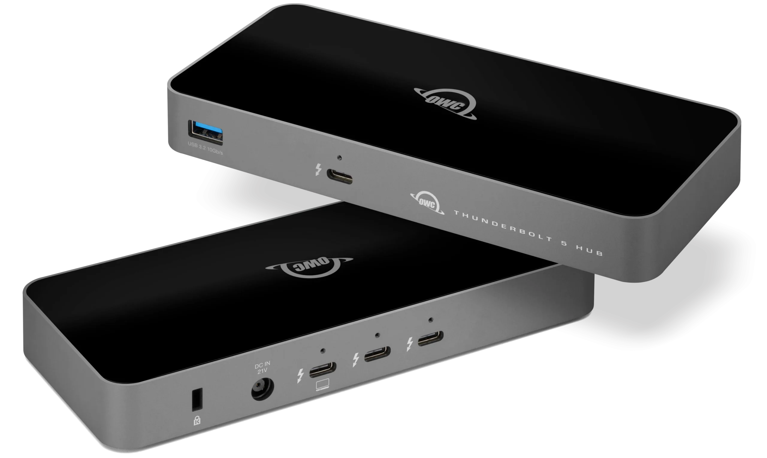 OWC Thunderbolt 5 Hub 3 x TB5 + 1 x USB-3.2 + 140W Voeding - Afbeelding 2