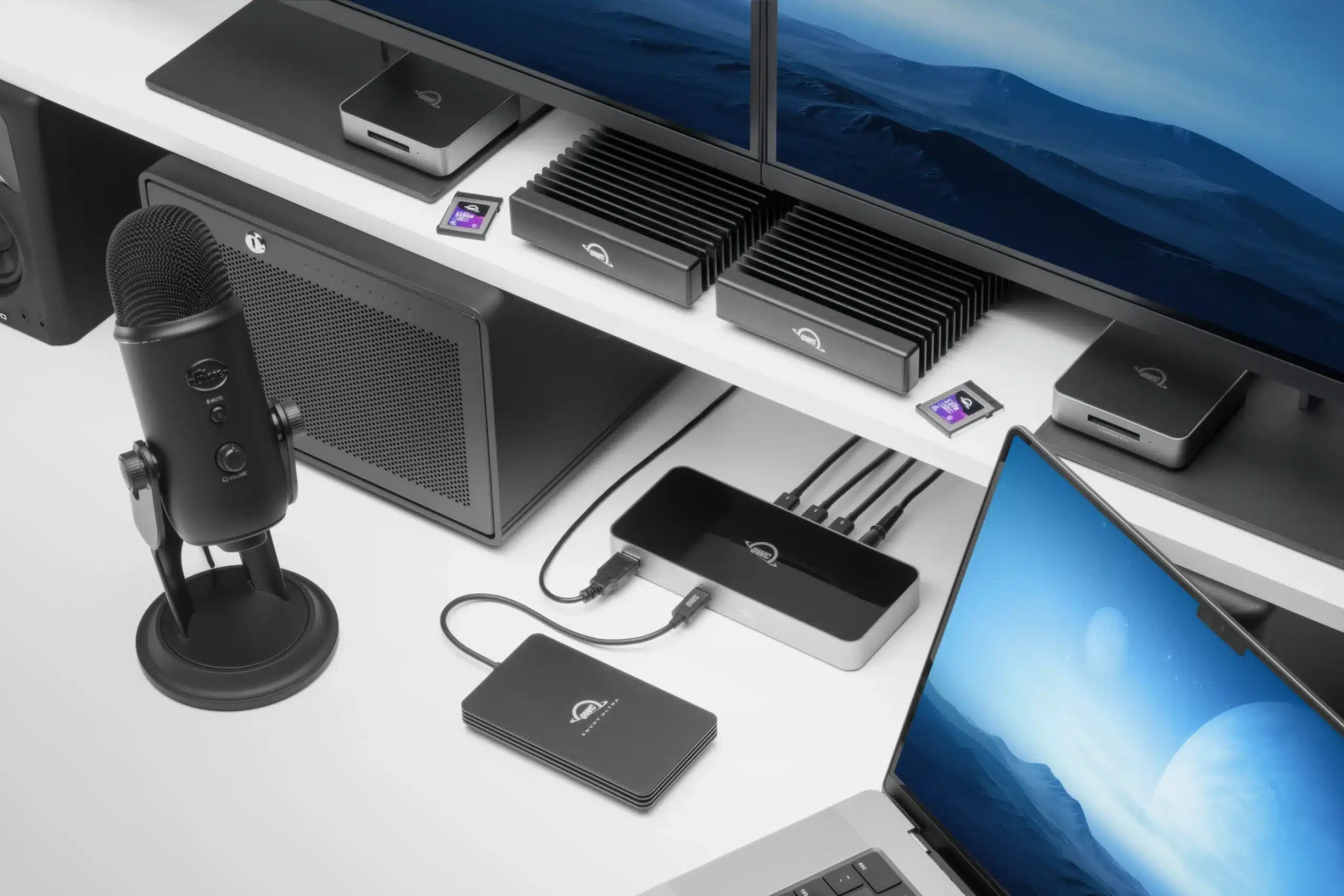 OWC Thunderbolt 5 Hub 3 x TB5 + 1 x USB-3.2 + 140W Voeding - Afbeelding 3