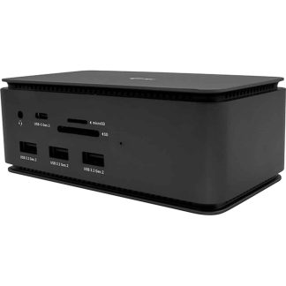 4K USB-C Compact Dock (80W) met DisplayPort en HDMI +  Ethernet + Audio + 6 x USB-A + SD-kaartlezer + 2 x USB-C