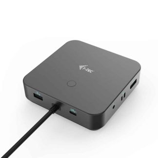 I-tec USB-C Triple Docking Station (100W) met 2 x DisplayPort + 1 x HDMI + 5 x USB-A + Ethernet + Audio + 1 x USB-C
