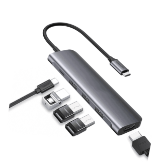5-in-1 UGreen USB-C Hub Docking Station met HDMI + 3 x USB-3.0 + 1 x USB-C (Opladen)