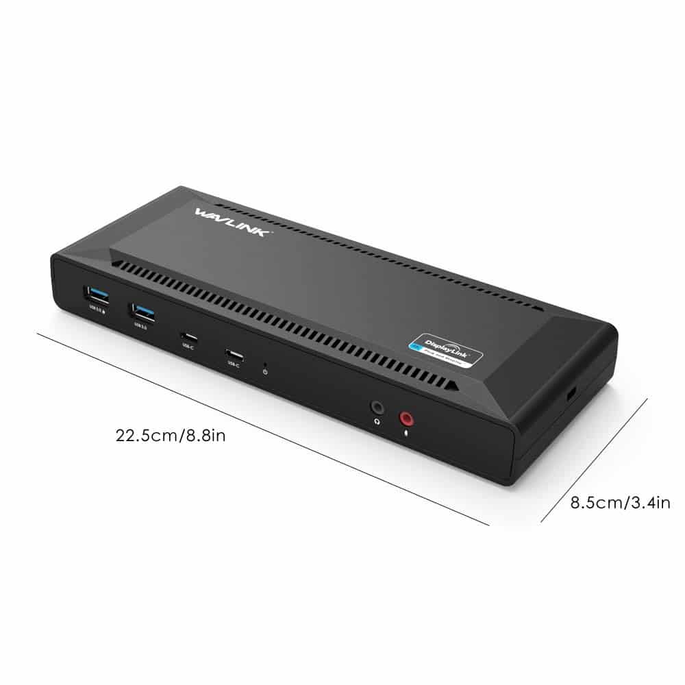 USB-C / Thunderbolt 3 Universal Docking Station met 2 x HDMI en Displayport voor MacBook en Laptop (65W) - Afbeelding 8