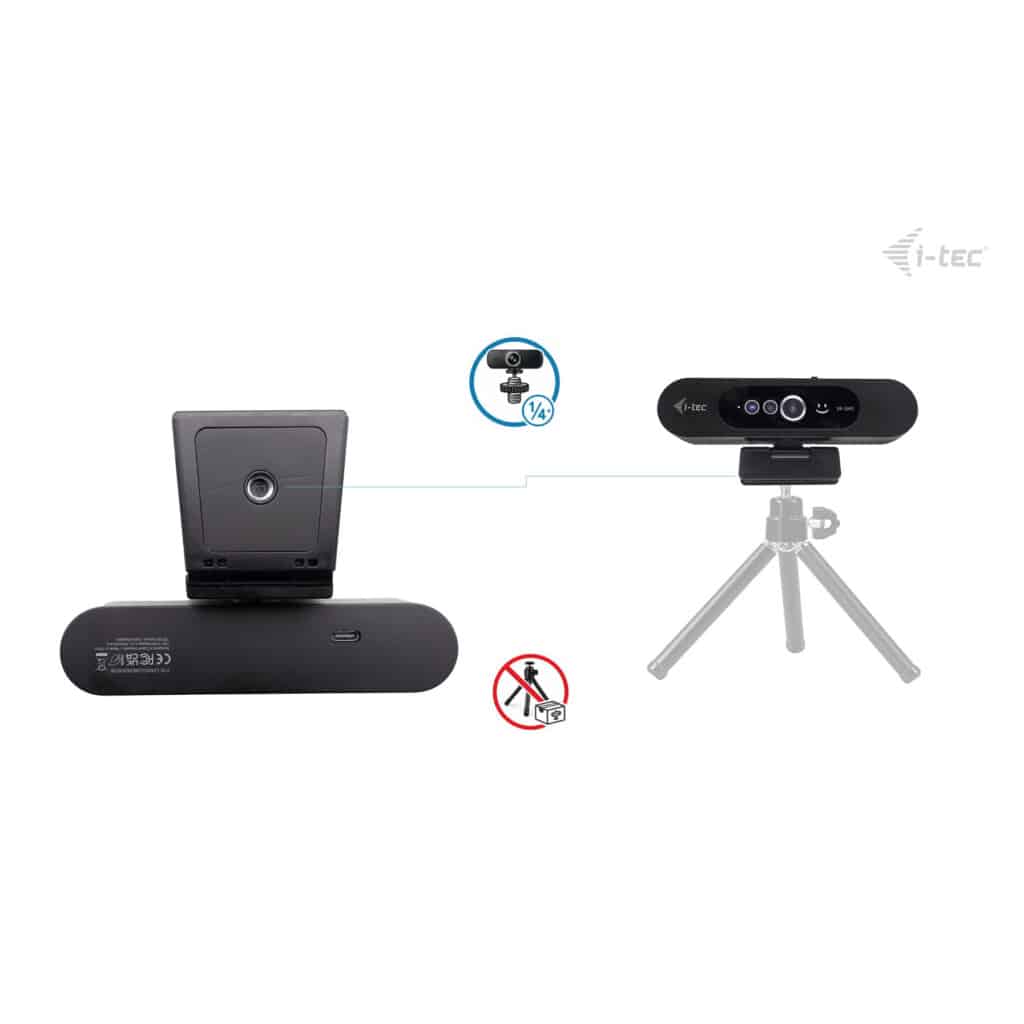 i-tec SOLOMON WH200 2K Webcam met Windows Hello + Privacy Afdekking - Afbeelding 5