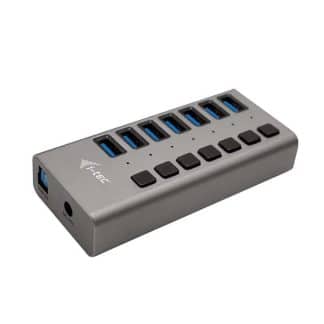 i-tec USB Oplaad Hub 7 poorten + Power Adapter (36W)