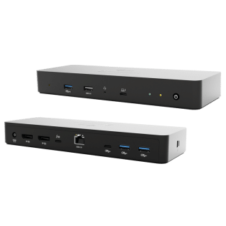 i-tec Thunderbolt 4 Intelligent Dual Display Docking Station + Power Delivery 90W | 2x DisplayPort | 1x Thunderbolt 4 | Gigabit Ethernet | 3.5mm Audio/Mic | 4x USB-A | 1x USB-C